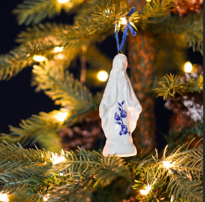 Kerstversiering met de Heilige Maagd Maria
