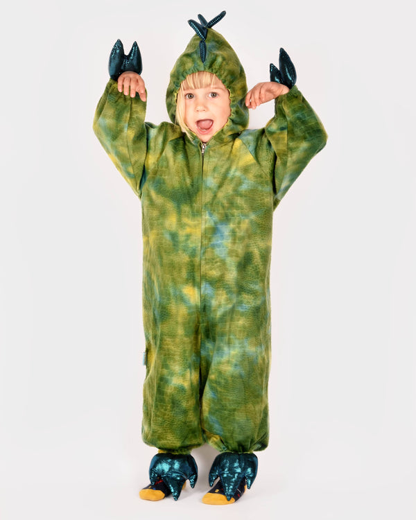 Combinaison Déguisement Dinosaure 110-116 cm 4-5 ans