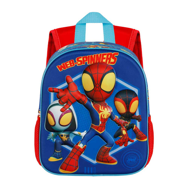 Kleine blauwe 3D Marvel-rugzak - Spider-Man Spinners