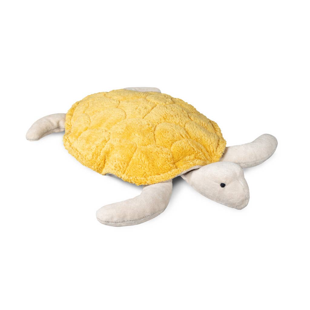 Grote pluche schildpad | Saffraan
