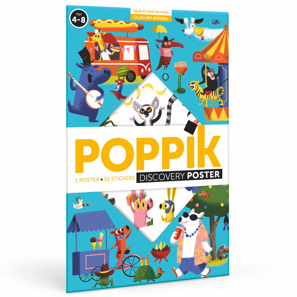 Educatieve poster: Grappige dieren