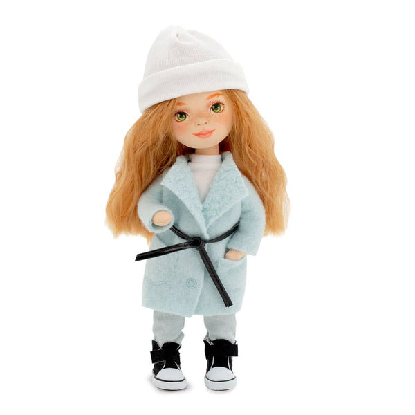 Poupée Sunny en manteau menthe - 32 cm