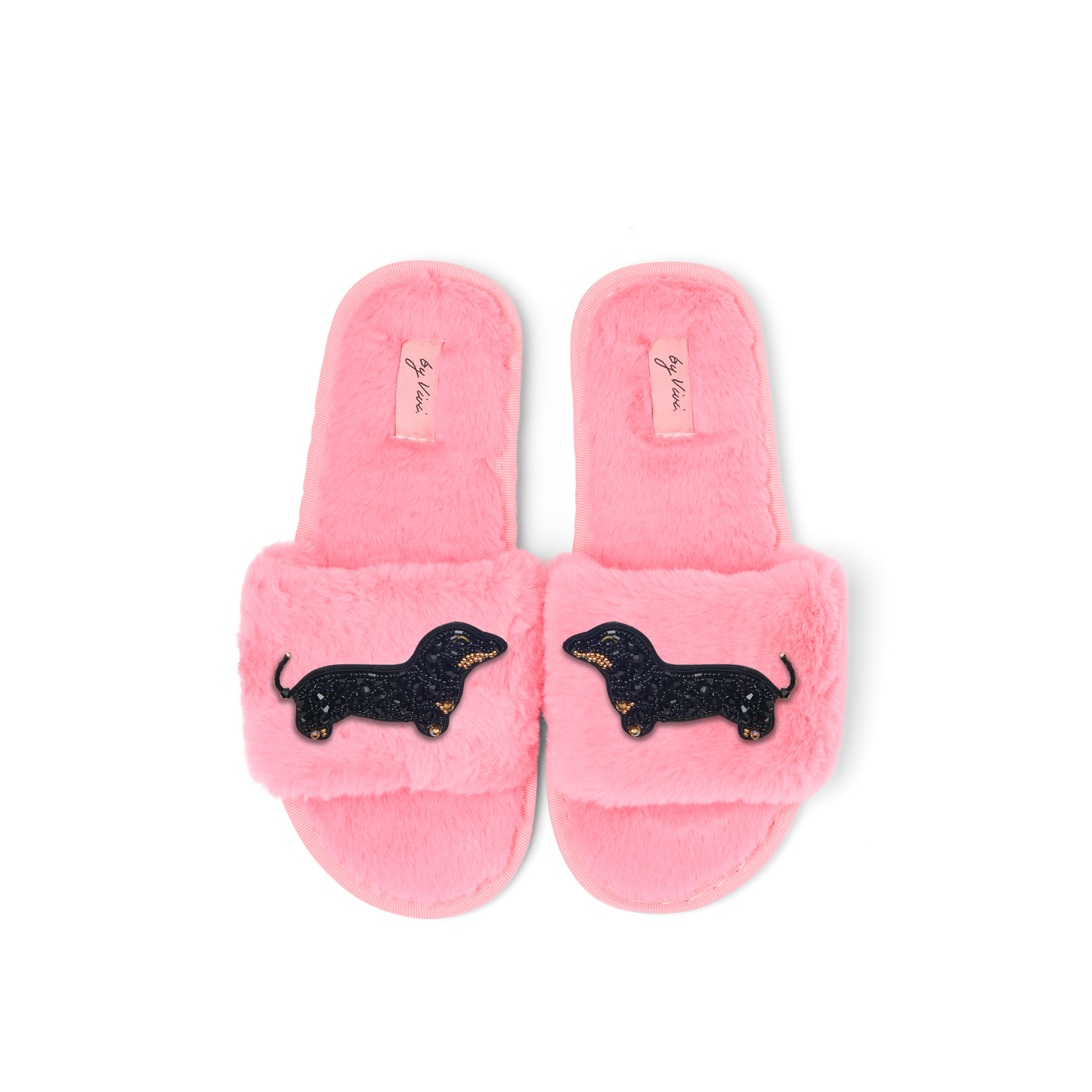 Pair of slippers pins - Dachshund