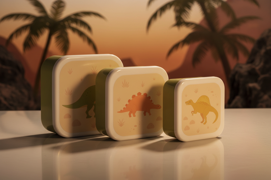 Dinosaurus Woestijn Lunchboxen - Set van 3