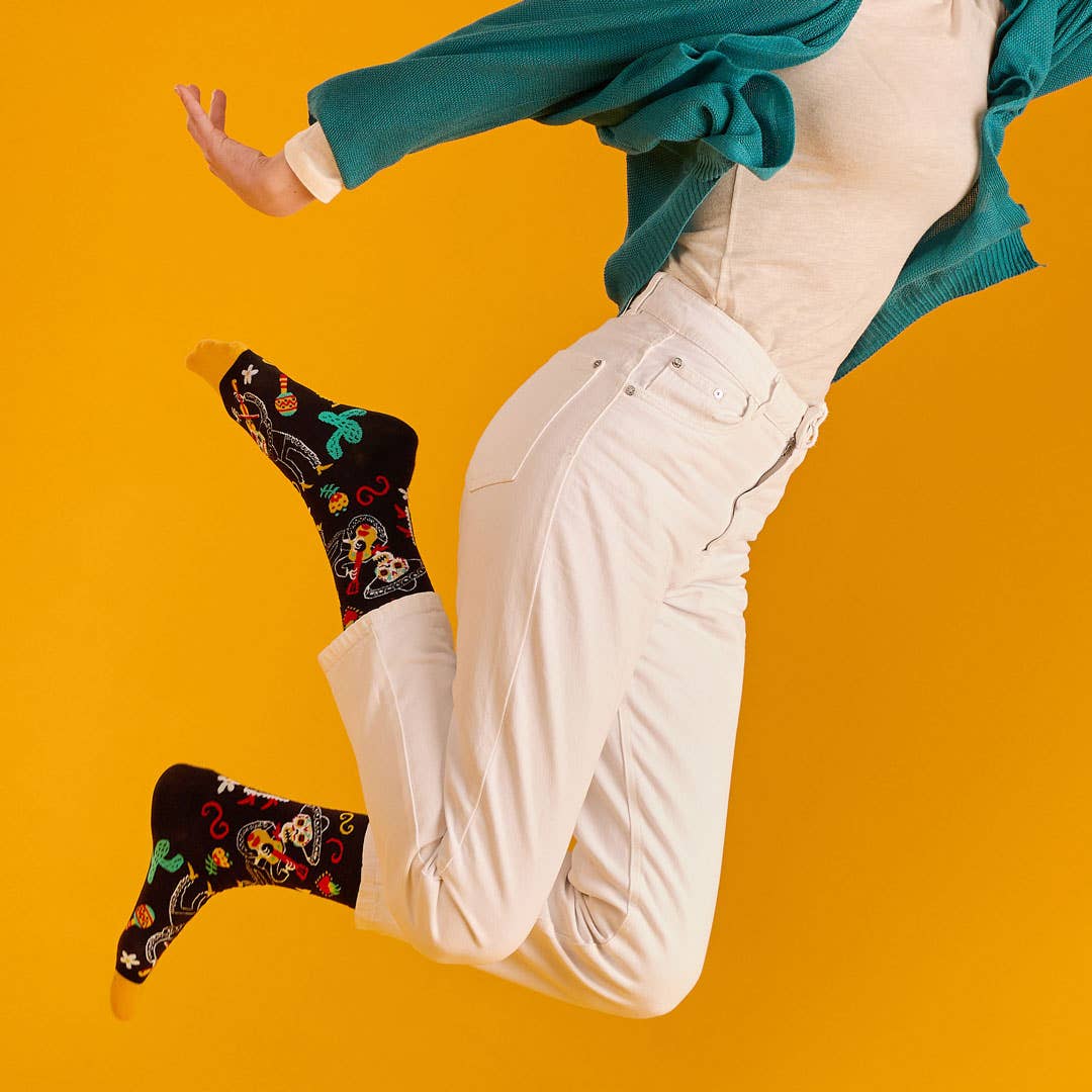 Chaussettes Mariachis Día de los Muertos