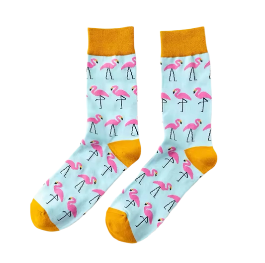 Chaussettes Flamant Rose