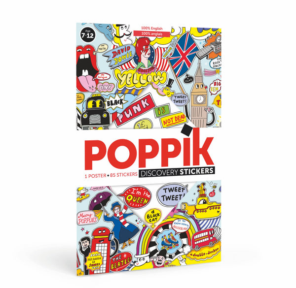 Anglais - Poster en stickers - Discovery 7 +