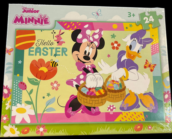 Minnie en Daisy Puzzel - Pasen "Hallo Pasen"