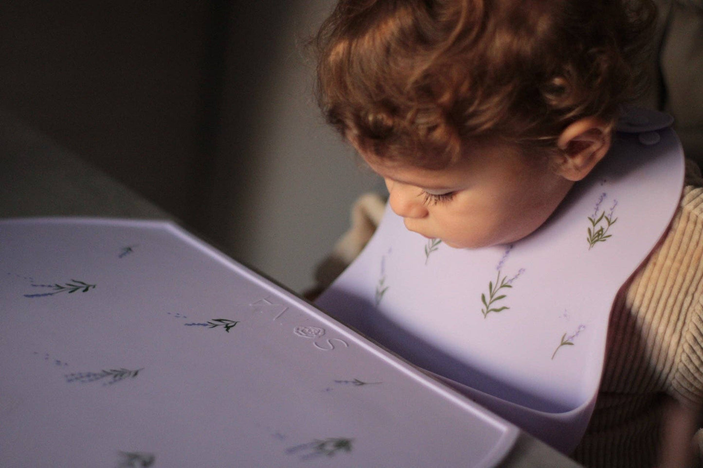 Silicone Placemat Set - Lavender - Purple