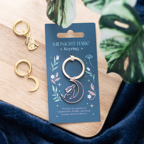 Porte-clés Mystical Midnight Hare