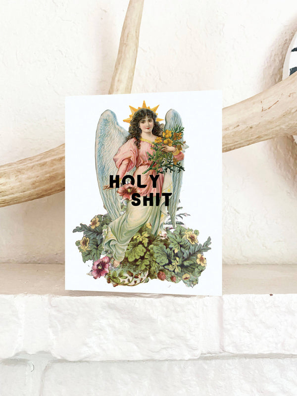Carte de vœux Holy Shit