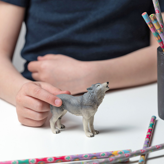 Howling Wolf Figurine