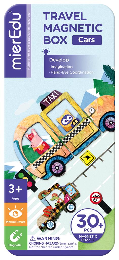 Magnetic Puzzle Box - Vehicles