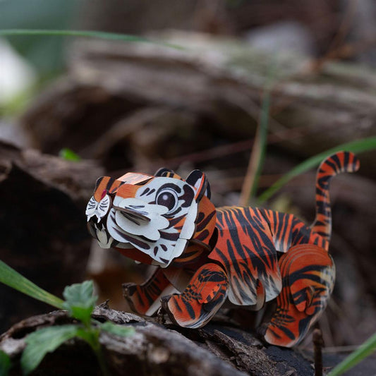 3D Puzzle Construction - Tiger