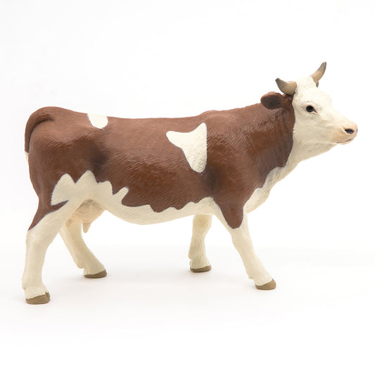 Simmental Cow Figurine