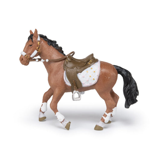 Fashion Winter Rider's Horse Figurine