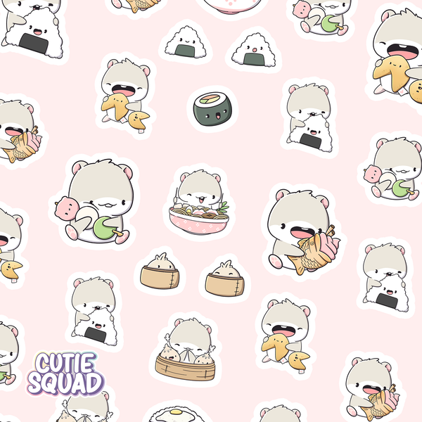 Asian Foodies Sticker Sheets