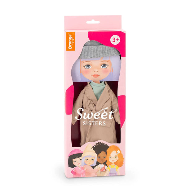 Kledingset: beige trenchcoat - 28 cm
