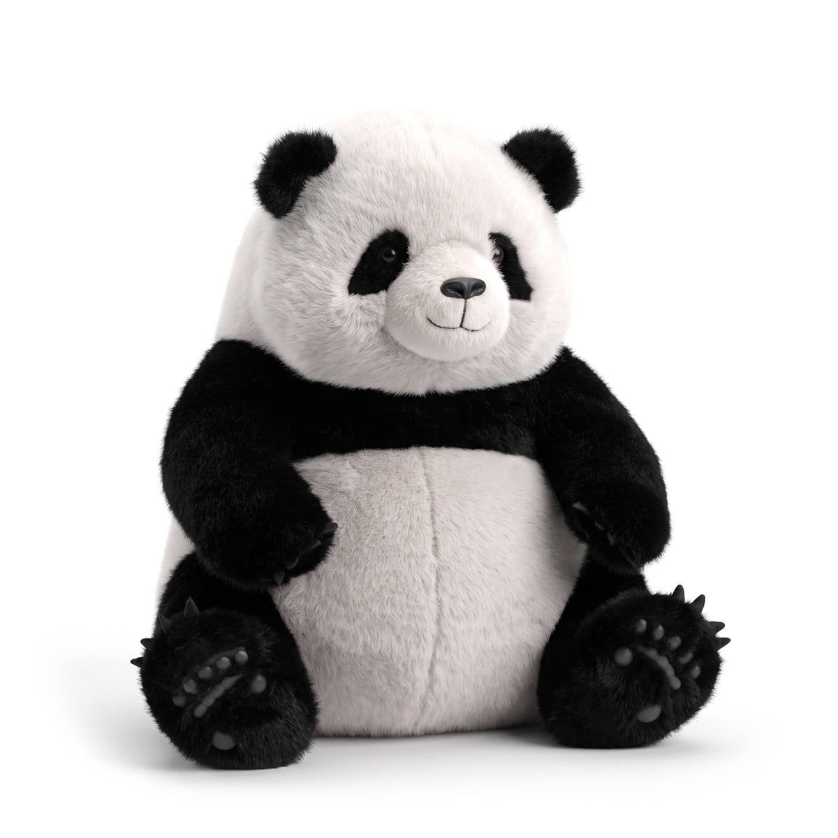 Peluche panda avec petites pattes en silicone, 33 cm