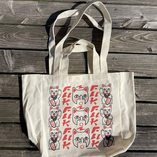 Tote Bag “Fuck you - Maneki Neko”