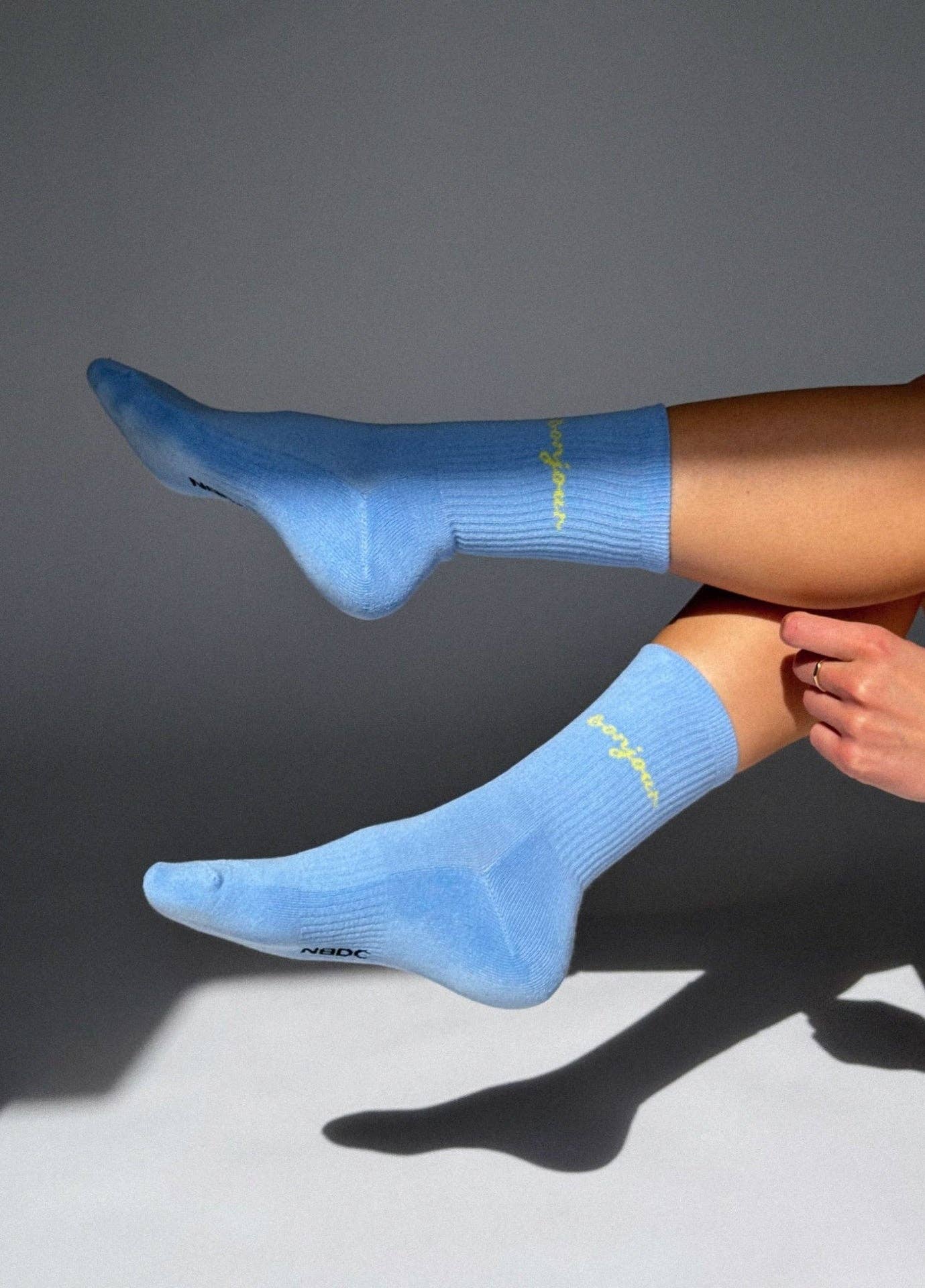 Chaussettes « Bonjour »