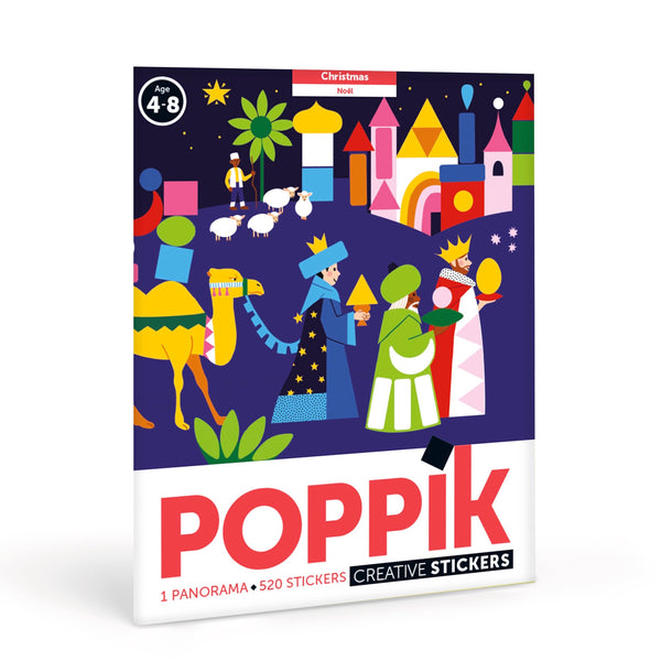 Kerst - Panoramische poster in stickerformaat 3+