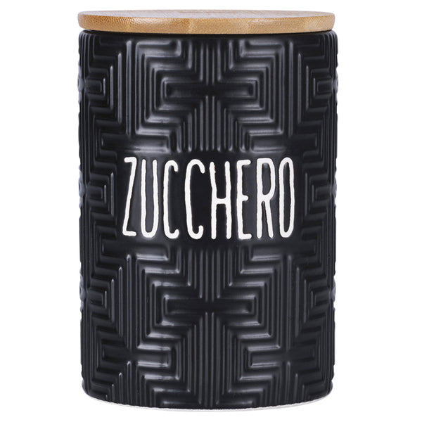 Dolomite Sugar Jar with Bamboo Lid 850 ml, Shapes
