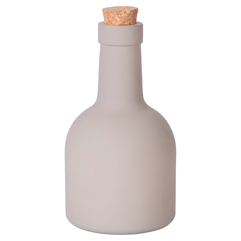 MOON CRYSTAL OIL JAR MATT 400ML CORK STOPPER - 5921143