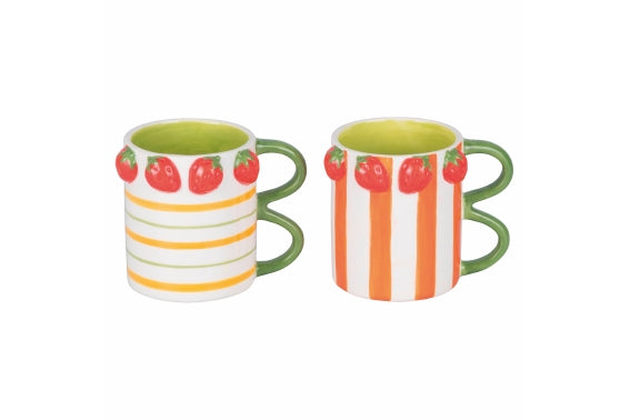 FRUIT LIFE STRAWBERRY MUG 2 ASS - 5921837