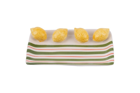 FRUIT LIFE PLATE DECOR. LEMON 22,5X13CM - 5921852