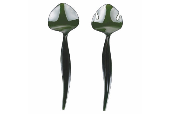 LA CUCINA SET OF GREEN PLASTIC SALAD CUTLERY - 5921991