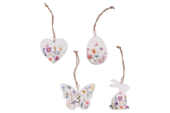 I PASQUALINI WOOD/JUTA HANGER 7X5CM 4 ASS - 5926657