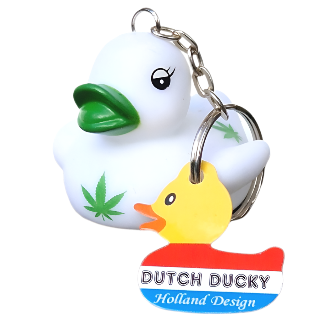 Porte-clés Canard Cannabis