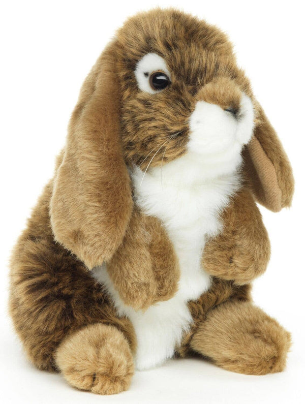 Lapin Bélier, debout (marron) - peluche Uni Toys