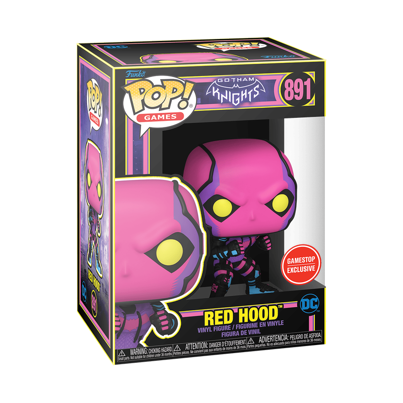 pop red hood black light 891