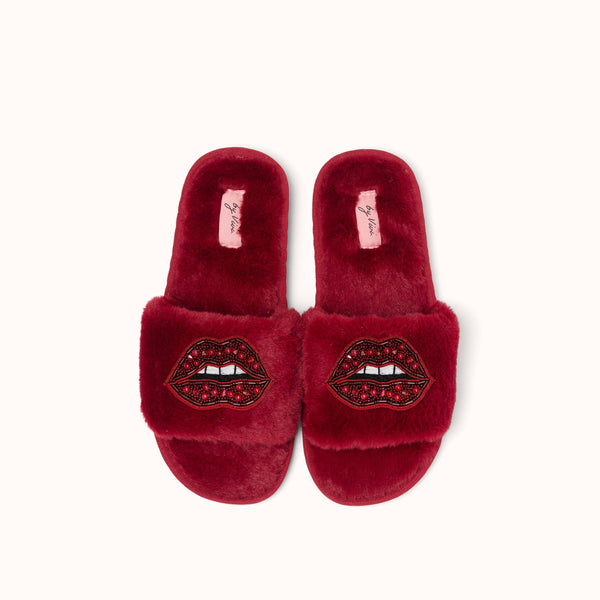 Paar slippers/lipbroches