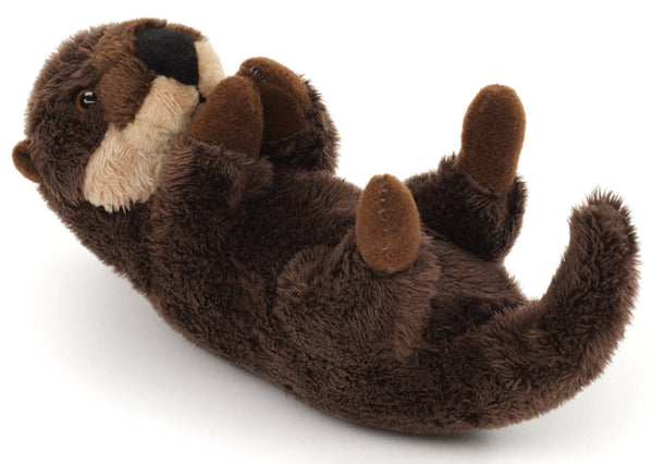 Peluche nageuse à dos de loutre - 17 cm (longueur) - jouet en peluche Uni Toys