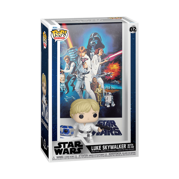 Funko Pop! Movie Poster Luke Skywalker avec R2-D2 – Star Wars