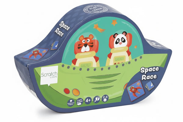Scratch Jeu Compact: QUÊTE DE L'ESPACE, en boîte forme 15.5x9.9x3.5cm, 4+