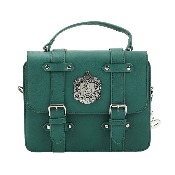 Sac cartable Harry Potter Serpentard avec breloques