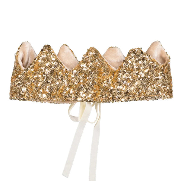 Prinsessenkroon - Gouden pailletten