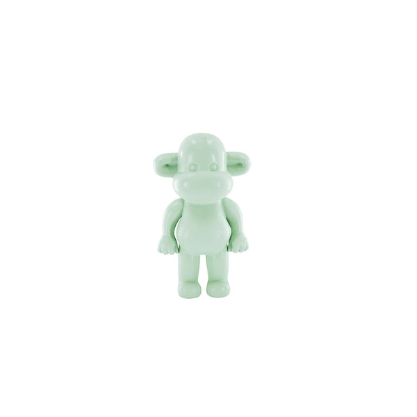Ornement - Figurine Singe 'La Légende' - Polyrésine - Vert menthe - 11x7x19cm