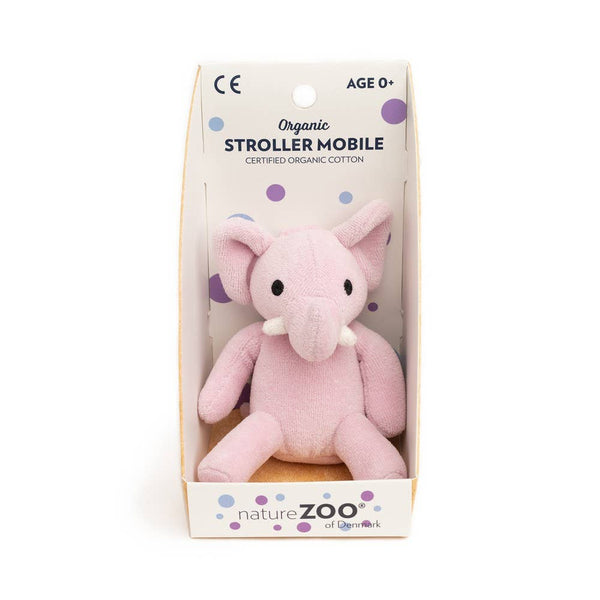 Mobile pour poussettes Éléphant - Violet clair