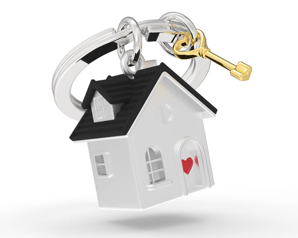 Sleutelhanger 'Huis van Geluk'