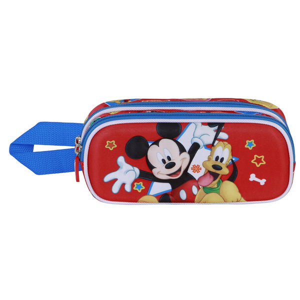 Disney Mickey Mouse stervormig 3D dubbelzijdig etui