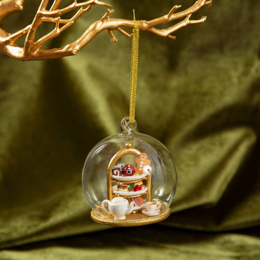 Boule de Noël Dôme Tea Time