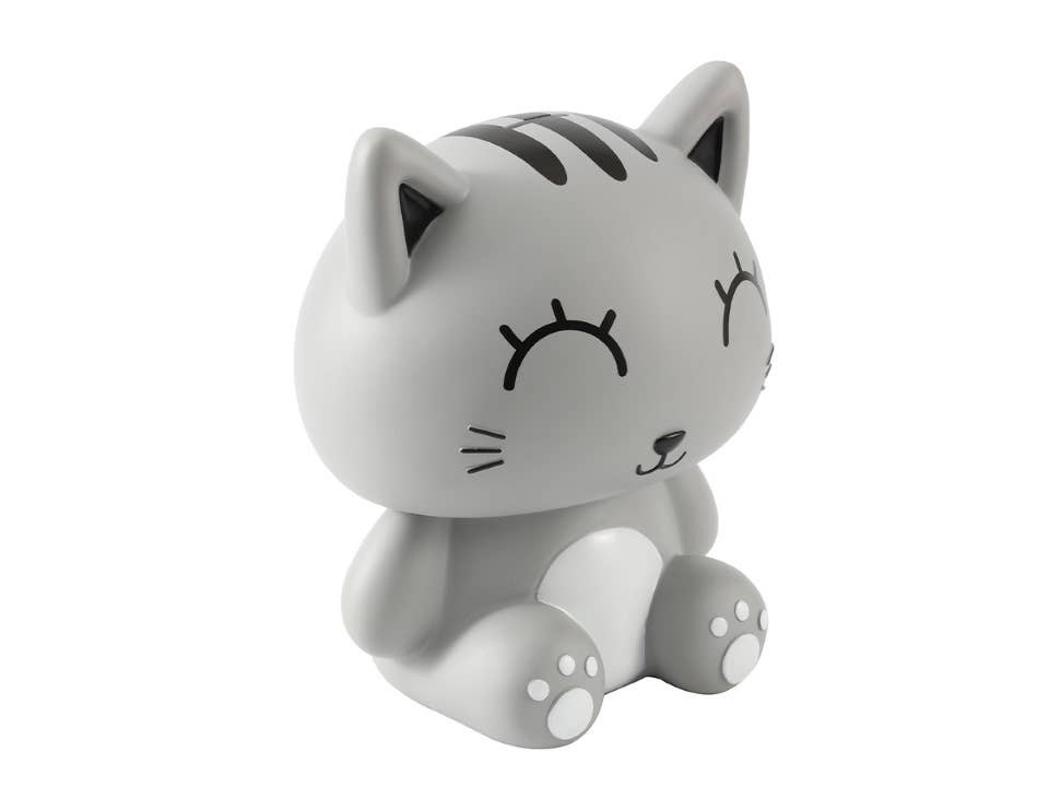 Tirelire géante Chat gris