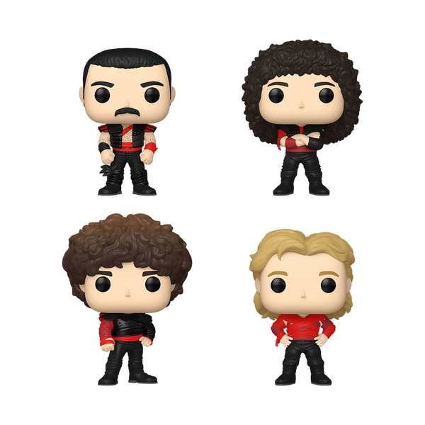 Funko Pop! Queen (Radio Ga Ga) 4-Pack