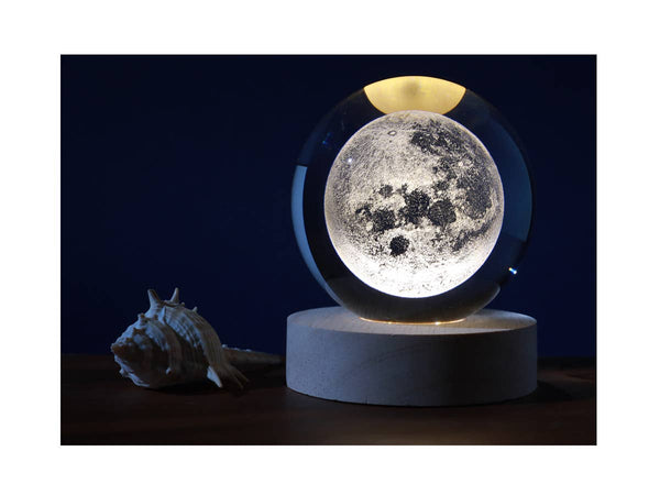 Lampe Boule de cristal - Lune