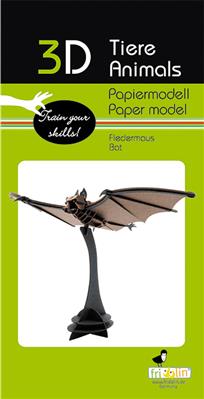 3D-papieren model - Vleermuis